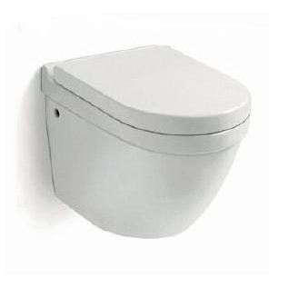400mm 480mm Bezzbiornikowa toaleta naścienna Mała łazienka ceramiczna biała