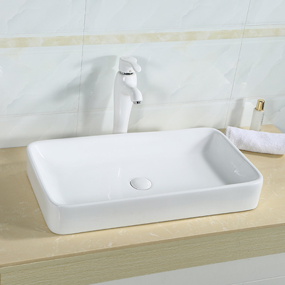 wąska umywalka łazienkowa 24-calowa umywalka nablatowa 700 mm duży naczynie zewnętrzne