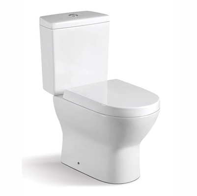 Dwuczęściowy okrągły przycisk spłukiwania toalety z podwójnym spłukiwaniem do małych łazienek