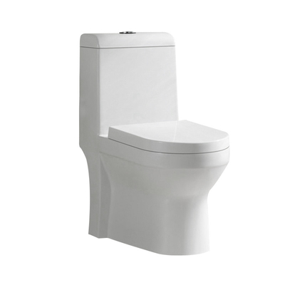 1,28Gpf Spłuczka wodna z jednoczęściową toaletą Kompaktowa łazienka z kubkiem o wydłużonym kształcie