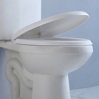 CUPC Biała czarna dwuczęściowa toaleta 1.28 GPF Zbiornik na wodę w szafie