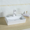 Elegancka i elegancka umywalka nablatowa Ceramiczna łazienka Wyjątkowa umywalka nad górną umywalką