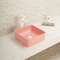 Odporna na zabrudzenia umywalka porcelanowa w kształcie kwadratu Kompletna i czysta umywalka łazienkowa