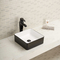 Ultra-cienka umywalka nablatowa umywalka łazienkowa w kształcie kwadratu z porcelany