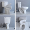 Łazienki hotelowe Toalety 1.28 Gpf Dwuczęściowa toaleta American Standard Watersense Toilet