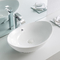 Odporny na nagrzewanie blatu umywalka łazienkowa odpryskiwanie Umywalka na zarysowania owalny kształt