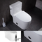 Wysokowydajna biała, jednoczęściowa, wysoka, wydłużona miska toaletowa MAP800G
