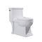 Jednoczęściowa toaleta z wydłużoną listwą toaletową 1,6 Gpf Syfonowa toaleta do spłukiwania biała