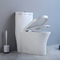 Syfoniczna okrągła amerykańska standardowa jednoczęściowa podwójna toaleta do spłukiwania podłużna miska