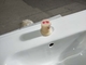 Biała podwójna umywalka łazienkowa 1200 mm porcelana do szafki